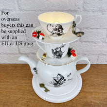 Load image into Gallery viewer, Alice In Wonderland Gift, Teapot Lamp.
