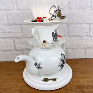 Alice In Wonderland Gift, Teapot Lamp.