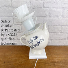 Load image into Gallery viewer, Quirky Teapot Lamp, Tea Drinker Gift
