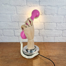 Load image into Gallery viewer, Retro Telephone Handset Lamp Pale Pink
