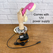 Load image into Gallery viewer, Retro Telephone Handset Lamp Pale Pink
