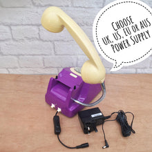 Load image into Gallery viewer, Purple Desk Lamp, Quirky Retro Gift.
