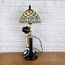 Load image into Gallery viewer, Antique Candlestick Telephone Lamp.
