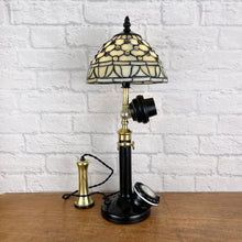 Load image into Gallery viewer, Antique Candlestick Telephone Lamp.
