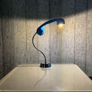 Desk Lighting, Quirky Blue Lamp