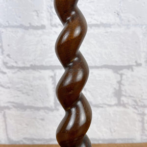 Barley Twist Wood Lamp