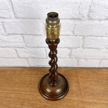 Load image into Gallery viewer, Barley Twist Wood Lamp
