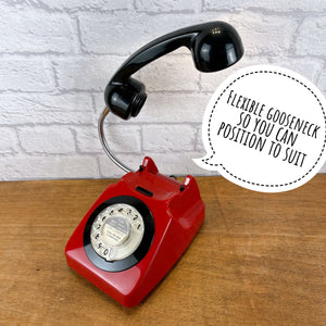 Quirky Lamp, Red & Black Telephone Lamp