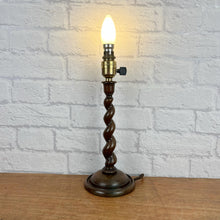 Load image into Gallery viewer, Barley Twist Wood Lamp
