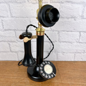 Vintage Candlestick Telephone Lamp.