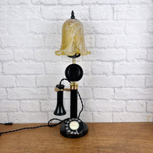 Load image into Gallery viewer, Vintage Candlestick Telephone Lamp.
