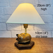 Load image into Gallery viewer, Wooden Cat Lamp, Cat Lover Gift
