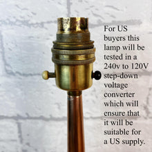 Load image into Gallery viewer, Antique Copper Lamp.
