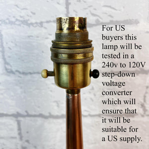 Antique Copper Lamp.