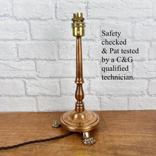 Load image into Gallery viewer, Antique Copper Lamp.
