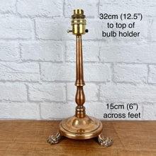 Load image into Gallery viewer, Antique Copper Lamp.
