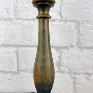 Turned Wood Lamp Base, Antique Wooden Lamp