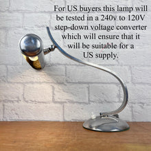 Load image into Gallery viewer, Art Deco Chrome Bankers / Piano Lamp
