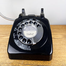 Load image into Gallery viewer, Pair Of Retro Black Telephone Bedside Lamps.
