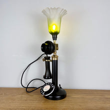Load image into Gallery viewer, Vintage Candlestick Telephone Lamp.

