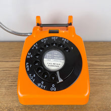 Load image into Gallery viewer, Desk Lamp Orange &amp; Black, Working From Home Gift.
