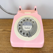 Load image into Gallery viewer, Retro Telephone Lamp Pink / Cream
