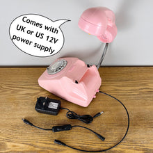 Load image into Gallery viewer, Soft Pink Desk Lamp, Retro Girly Gift.

