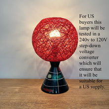 Load image into Gallery viewer, Mid Century Ceramic Atomic Lamp.
