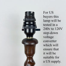 Load image into Gallery viewer, Antique Large Barley Twist Lamp
