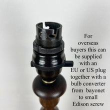 Load image into Gallery viewer, Antique Large Barley Twist Lamp

