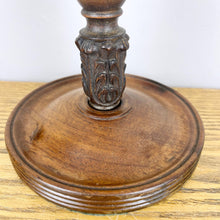 Load image into Gallery viewer, Wooden Lamp Base Antique, Fruit Wood Lamp
