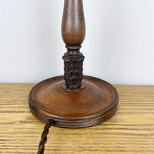 Load image into Gallery viewer, Wooden Lamp Base Antique, Fruit Wood Lamp
