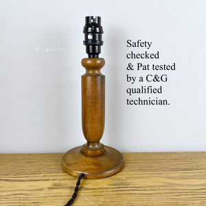 Vintage Wooden Lamp Base