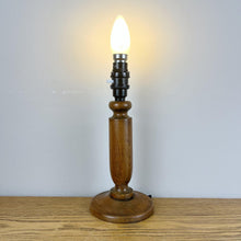 Load image into Gallery viewer, Vintage Wooden Lamp Base
