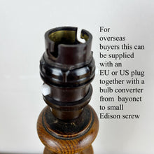 Load image into Gallery viewer, Vintage Wood Lamp Base
