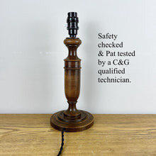 Load image into Gallery viewer, Vintage Wood Lamp Base
