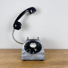 Load image into Gallery viewer, Grey &amp; Black Desk Lamp, Working From Home Gift.
