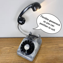 Load image into Gallery viewer, Grey &amp; Black Desk Lamp, Working From Home Gift.
