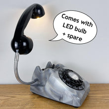 Load image into Gallery viewer, Grey &amp; Black Desk Lamp, Working From Home Gift.
