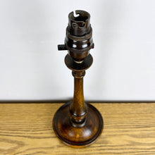 Load image into Gallery viewer, Antique Wooden Oak Lamp.
