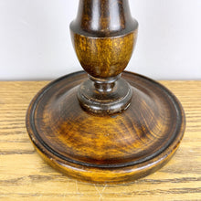 Load image into Gallery viewer, Antique Wooden Oak Lamp.

