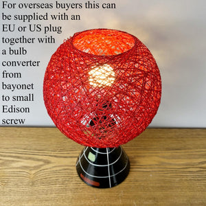 Mid Century Ceramic Atomic Lamp.