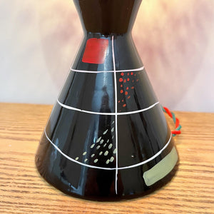 Mid Century Ceramic Atomic Lamp.