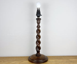 Antique Large Barley Twist Lamp