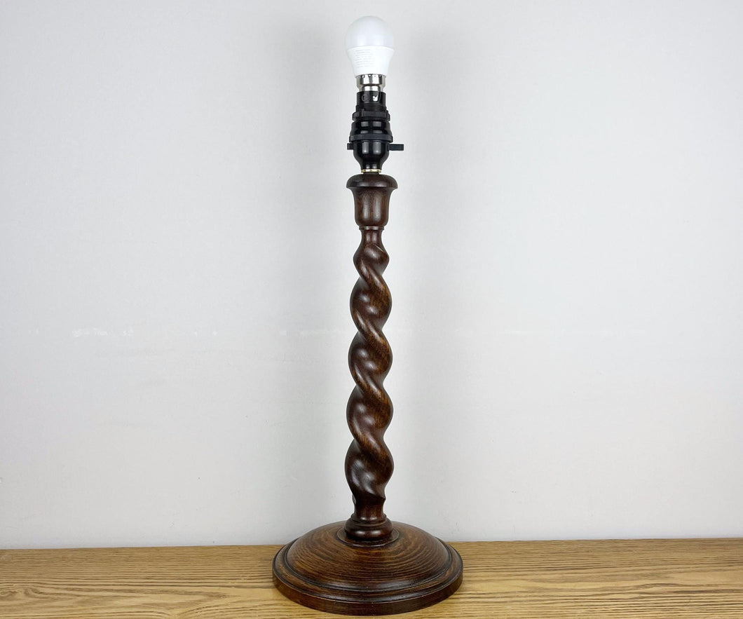 Antique Large Barley Twist Lamp