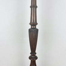 Load image into Gallery viewer, Tall Antique Carved Wooden Lamp.
