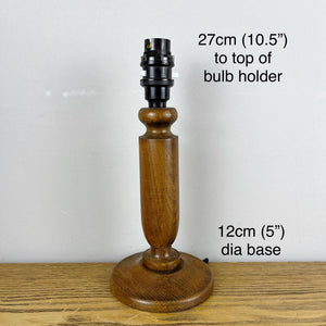 Vintage Wooden Lamp Base