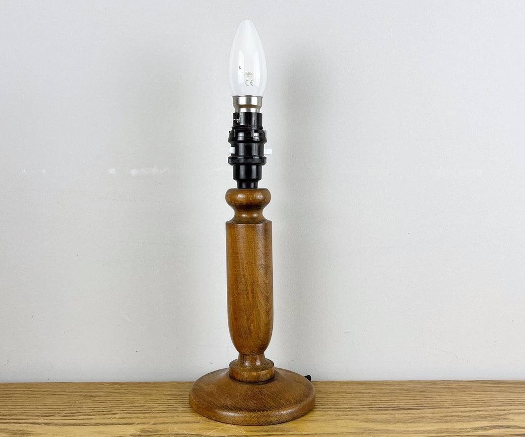 Vintage Wooden Lamp Base