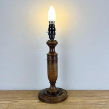 Load image into Gallery viewer, Vintage Wood Lamp Base
