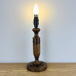 Vintage Wood Lamp Base